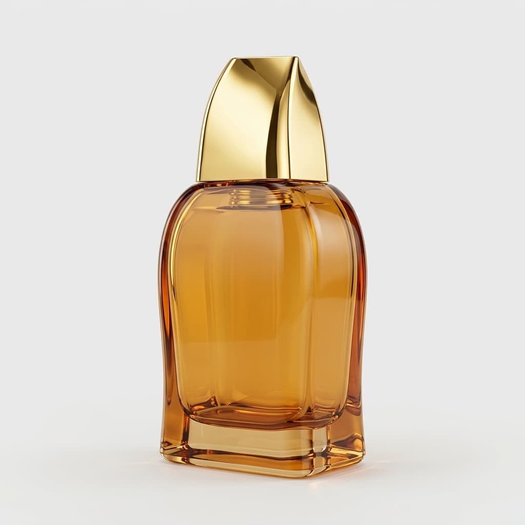 A luxury perfume bottle